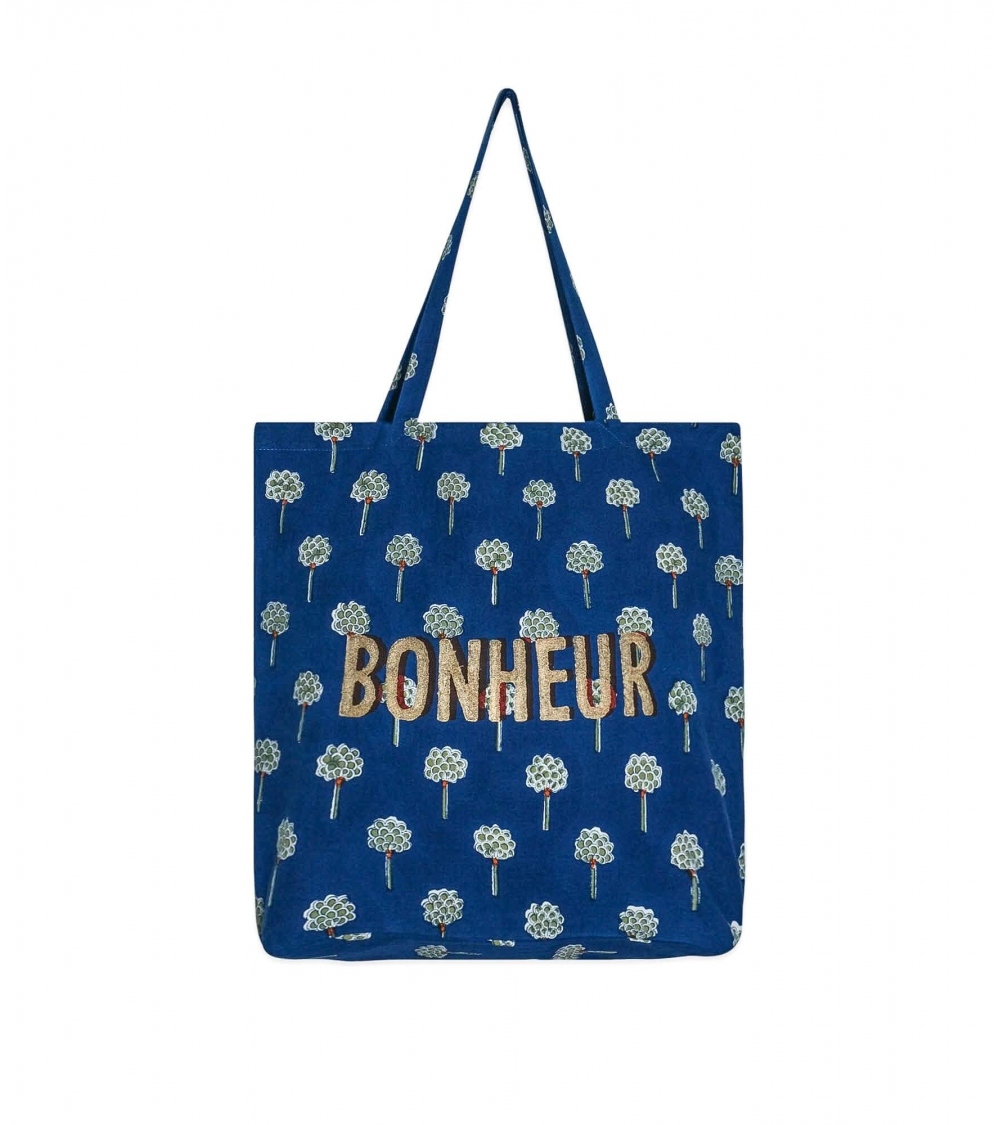 Tote bag B - Rani bleu nuit