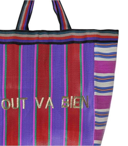 Market bag Tout va Bien purple