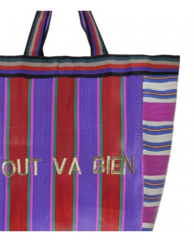 Market bag Tout va Bien purple