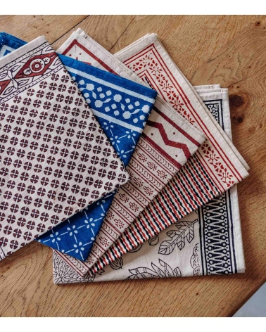 Serviette de table en coton Jamini