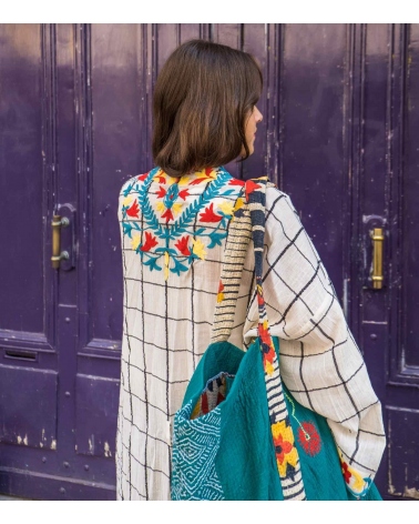 Embroidered Kimono free size