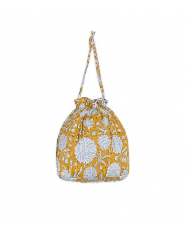 Floral quilted pouch - Surya