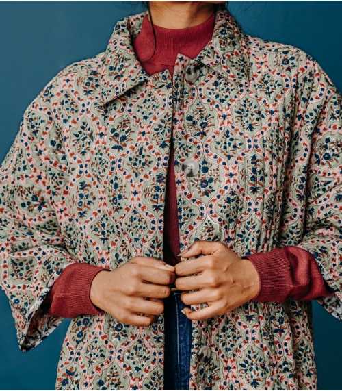 Manteau matelassée taille S/M - vert tilleul