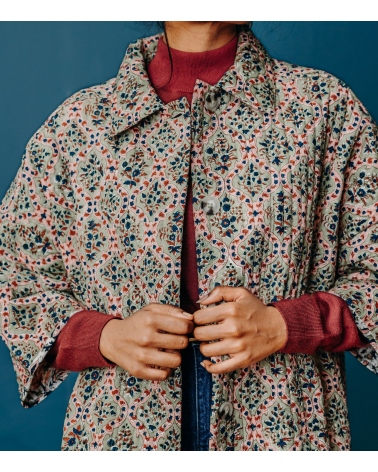 Manteau matelassée taille S/M - vert tilleul