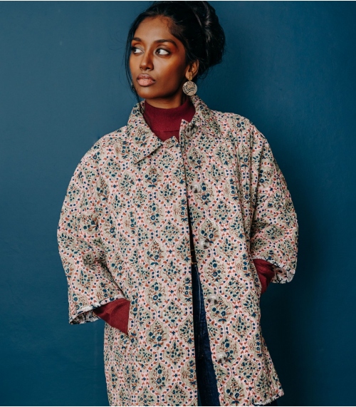 Manteau matelassée taille S/M - vert tilleul