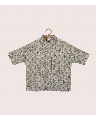 Manteau matelassée taille S/M - vert tilleul