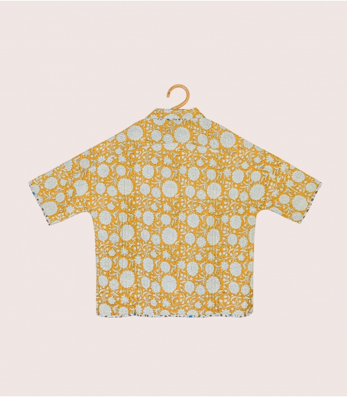 Manteau matelassée taille S/M - moutarde