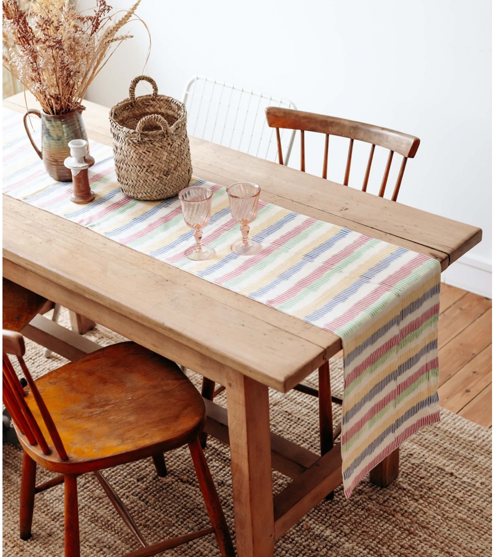Chemin de table Hstripe 35x230cm