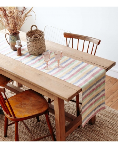 Chemin de table Hstripe 35x230cm