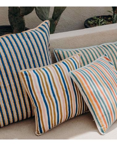 Housse de coussin Multi stripe