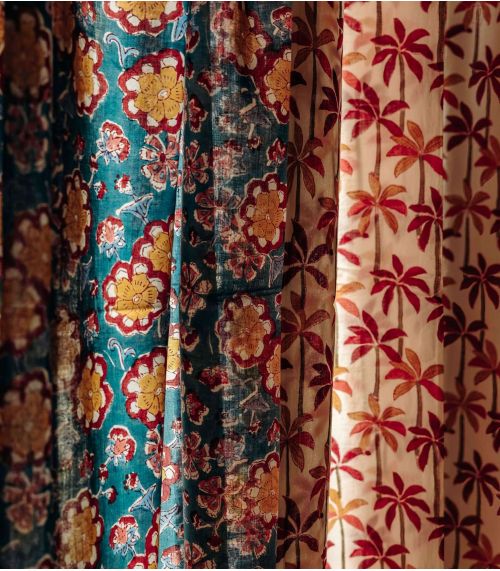 Rideau voile de coton Darpan