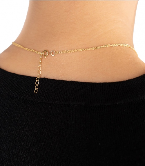 Collier indien plaqué or