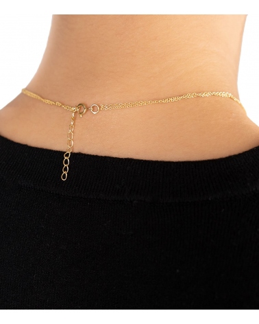 Collier indien plaqué or