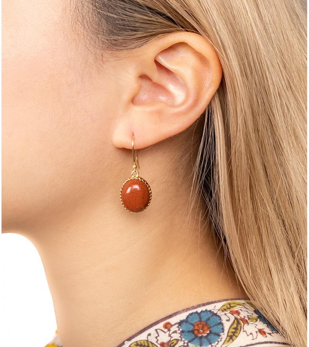 Gold plated earrings