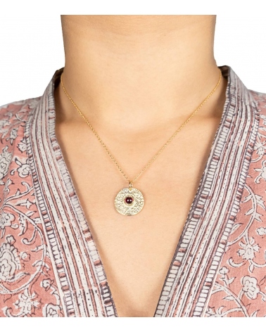 Collier plaqué or indien