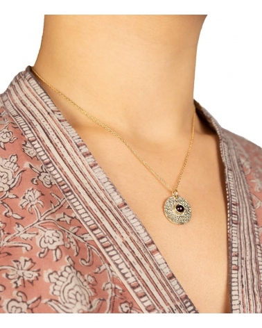 Collier plaqué or indien