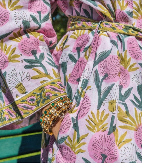 Bracelets indiens par Jamini en argent plaqué or