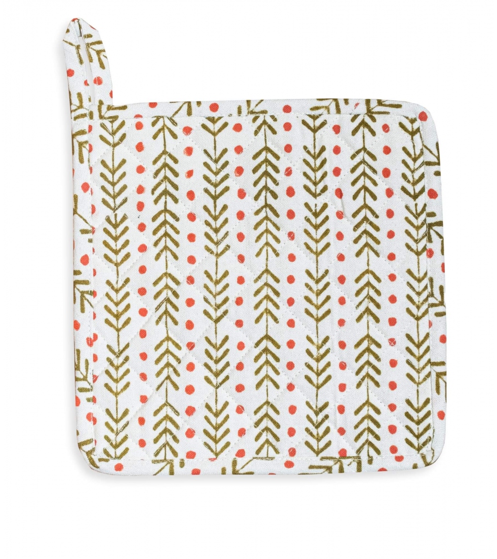 Dessous de plat 20x20 cm - Thea olive