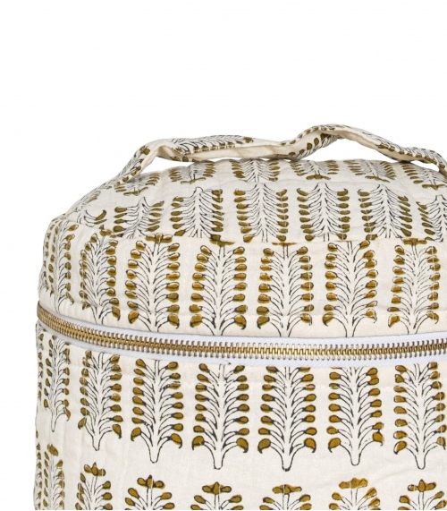 Vanity coton 25x20x17 cm - olive