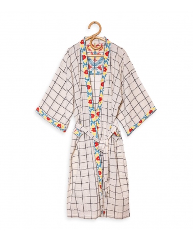 Hand embroidered Kimono