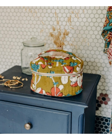 Iris Olive - Vanity case 25x20x17 cm