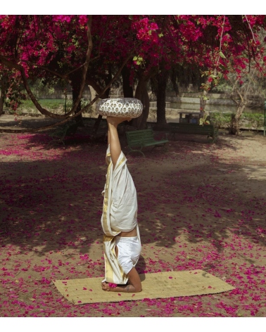 Coussin de yoga Zafu - écru