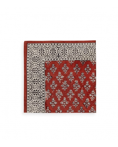 Bandana fleuri - rouge